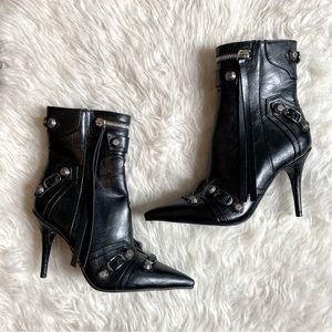 Punk Rock Stiletto Booties